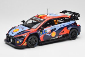 Hyundai i20 N Rally1 WRC #11 T. Neuville / M. Wydaeghe Central European Rally Winner 2023 IXO 1:18 18RMC193 Fém