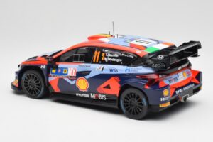 Hyundai i20 N Rally1 WRC #11 T. Neuville / M. Wydaeghe Central European Rally Winner 2023 IXO 1:18 18RMC193 Fém – 5. kép a 6-ből