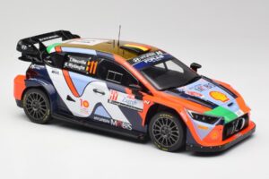Hyundai i20 N Rally1 #11 T. Neuville / M. Wydaeghe Rally Croatia 2024 IXO 1:18 18RMC203 Fém – 4. kép a 6-ből