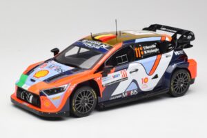 Hyundai i20 N Rally1 #11 T. Neuville / M. Wydaeghe Rally Croatia 2024 IXO 1:18 18RMC203 Fém