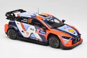 Hyundai i20 N Rally1 #11 T. Neuville / M. Wydaeghe Rally Sweden 2024 IXO 1:18 18RMC201 Fém – 4. kép a 6-ből