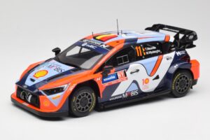 Hyundai i20 N Rally1 #11 T. Neuville / M. Wydaeghe Rally Sweden 2024 IXO 1:18 18RMC201 Fém