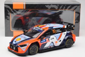 Hyundai i20 N Rally1 #11 T. Neuville / M. Wydaeghe Rally Sweden 2024 IXO 1:18 18RMC201 Fém – 6. kép a 6-ből