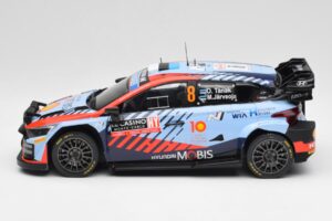 Hyundai i20 N Rally1 WRC #8 O. Tänak / M. Järveoja Rally Monte Carlo Night Version 2024 IXO 1:18 18RMC195 Fém – 3. kép a 6-ből