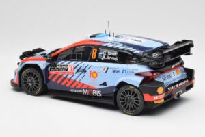 Hyundai i20 N Rally1 WRC #8 O. Tänak / M. Järveoja Rally Monte Carlo Night Version 2024 IXO 1:18 18RMC195 Fém – 5. kép a 6-ből