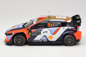 Hyundai i20 N WRC #16 A. Fourmaux / A. Coria Rally Monte Carlo 2025 IXO 1:18 18RMC230A Fém – 3. kép a 6-ből