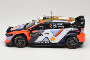Hyundai i20 N WRC #16 A. Fourmaux / A. Coria Rally Monte Carlo Night Version 2025 IXO 1:18 18RMC230B Fém – 3. kép a 6-ből