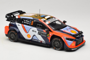 Hyundai i20 N WRC #16 A. Fourmaux / A. Coria Rally Monte Carlo Night Version 2025 IXO 1:18 18RMC230B Fém – 4. kép a 6-ből