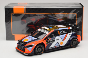Hyundai i20 N WRC #16 A. Fourmaux / A. Coria Rally Monte Carlo Night Version 2025 IXO 1:18 18RMC230B Fém – 6. kép a 6-ből
