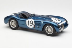 Jaguar C-Type #19 J. Stewart Ecurie Ecosse Goodwood Members Meeting 1954 CMC 1:18 M-192 Fém – 4. kép a 6-ből