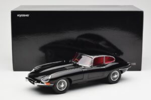 Jaguar E-Type 3.8 Series 1 Fekete Kyosho 1:18 08954BK Fém – 8. kép a 8-ből