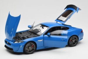 Jaguar XKR-S X150 French Racing Kék AUTOart 1:18 73641 Fém – 2. kép a 8-ből