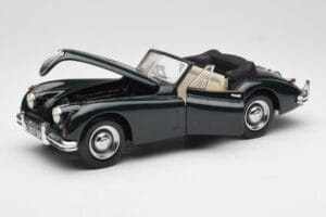 Jaguar XK140 Drophead Coupe Fekete Sun Star 1:18 2802 Fém – 2. kép a 8-ből