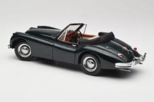 Jaguar XK140 Drophead Coupe Fekete Sun Star 1:18 2802 Fém – 7. kép a 8-ből