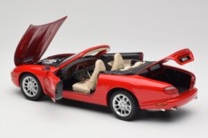 Jaguar XKR X100 Piros Maisto 1:18 50330 Fém – 5. kép a 8-ből
