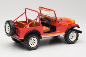 Jeep CJ-7 Renegade Piros MCG 1:18 MCG18110 Fém – 2. kép a 6-ből