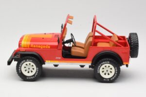 Jeep CJ-7 Renegade Piros MCG 1:18 MCG18110 Fém – 3. kép a 6-ből