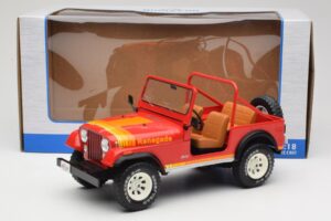 Jeep CJ-7 Renegade Piros MCG 1:18 MCG18110 Fém – 6. kép a 6-ből