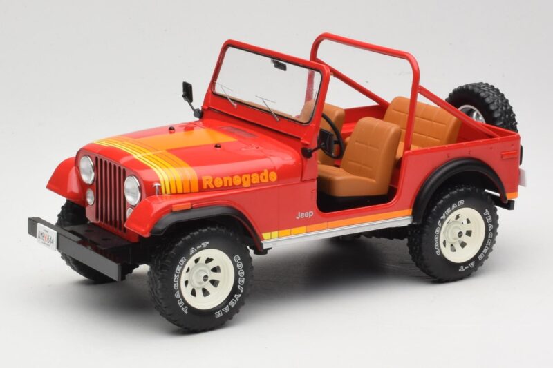 Jeep CJ-7 Renegade Piros MCG 1:18 MCG18110 Fém