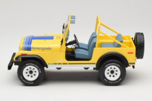 Jeep CJ-7 Renegade Sárga MCG 1:18 MCG18552 Fém – 3. kép a 6-ből