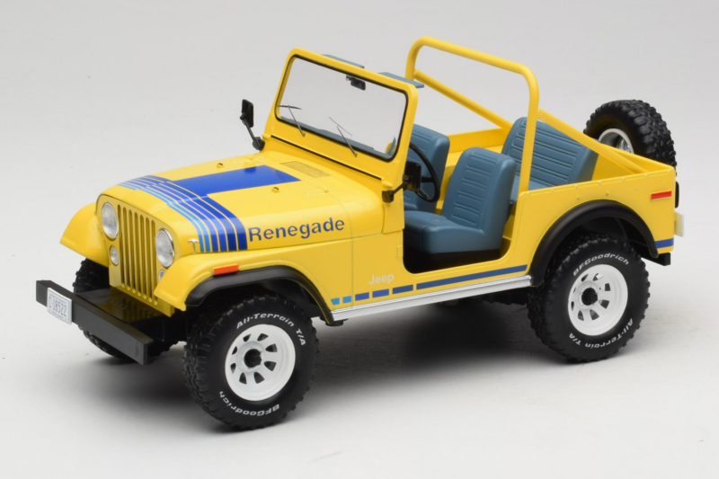Jeep CJ-7 Renegade Sárga MCG 1:18 MCG18552 Fém