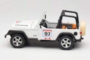 Jeep Wrangler Rallye #97 Bézs Solido 1:18 9012 Fém – 3. kép a 6-ből