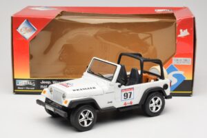 Jeep Wrangler Rallye #97 Bézs Solido 1:18 9012 Fém – 6. kép a 6-ből