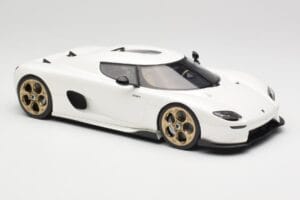 Koenigsegg CC850 Crystal White GT Spirit 1:18 GT903 Gyanta – 4. kép a 6-ből