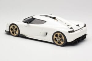 Koenigsegg CC850 Crystal White GT Spirit 1:18 GT903 Gyanta – 5. kép a 6-ből