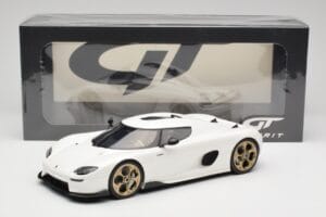 Koenigsegg CC850 Crystal White GT Spirit 1:18 GT903 Gyanta – 6. kép a 6-ből