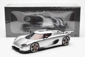 Koenigsegg CC850 Moon Silver GT Spirit 1:18 GT452 Gyanta – 6. kép a 6-ből