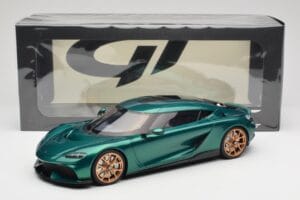 Koenigsegg Gemera Racing Green GT Spirit 1:18 GT888 Gyanta – 5. kép a 5-ből