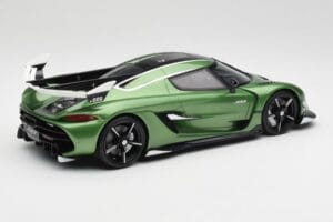 Koenigsegg Jesko Attack Zöld GT Spirit 1:18 GT927 Gyanta – 2. kép a 6-ből