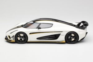 Koenigsegg Regera Crystal Fehér GT Spirit 1:18 GT913 Gyanta – 3. kép a 6-ből