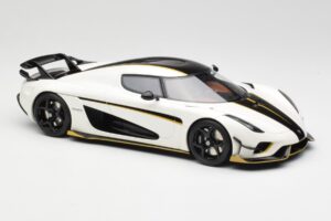 Koenigsegg Regera Crystal Fehér GT Spirit 1:18 GT913 Gyanta – 4. kép a 6-ből