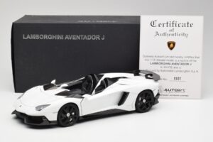 Lamborghini Aventador J Fehér AUTOart 1:18 74674 Fém – 8. kép a 8-ből