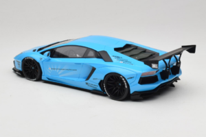 Lamborghini Aventador Liberty Walk Kék GT Spirit 1:18 GT073 Gyanta – 5. kép a 6-ből