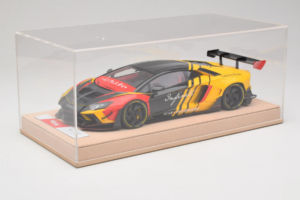 Lamborghini Aventador Liberty Walk Infinite Fekete Sárga Timothy & Pierre 1:18 REMC035 Fém – 6. kép a 7-ből