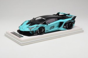 Lamborghini Aventador Liberty Walk LB-Silhouette WORKS GT Evo Mentazöld IVY 1:18 REMC001 Gyanta – 2. kép a 7-ből