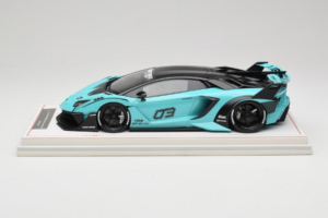 Lamborghini Aventador Liberty Walk LB-Silhouette WORKS GT Evo Mentazöld IVY 1:18 REMC001 Gyanta