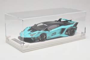 Lamborghini Aventador Liberty Walk LB-Silhouette WORKS GT Evo Mentazöld IVY 1:18 REMC001 Gyanta – 6. kép a 7-ből