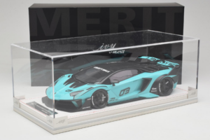 Lamborghini Aventador Liberty Walk LB-Silhouette WORKS GT Evo Mentazöld IVY 1:18 REMC001 Gyanta – 7. kép a 7-ből