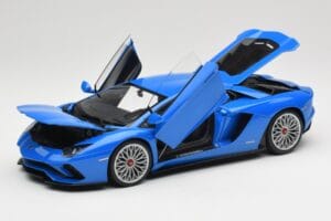 Lamborghini Aventador S LP740-4 Blue Nila AUTOart 1:18 79134 Fém – 2. kép a 8-ből