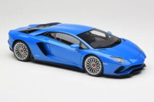 Lamborghini Aventador S LP740-4 Blue Nila AUTOart 1:18 79134 Fém – 6. kép a 8-ből