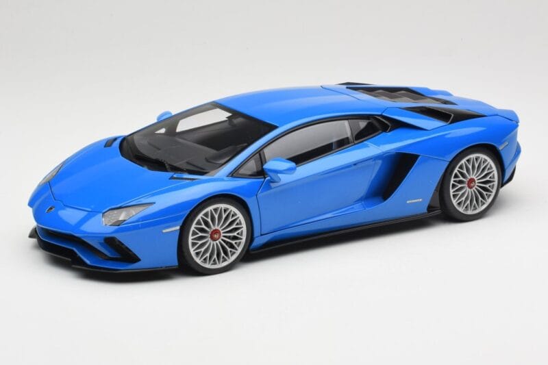 Lamborghini Aventador S LP740-4 Blue Nila AUTOart 1:18 79134 Fém