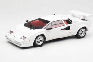 Lamborghini Countach LP500S Fehér Kyosho 1:18 08320E Fém