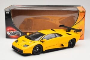 Lamborghini Diablo GTR Sárga Hot Wheels 1:18 53885 Fém – 8. kép a 8-ből