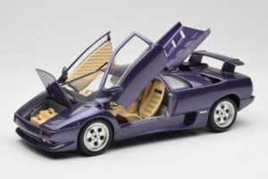 Lamborghini Diablo Lila Maisto 1:18 3028 Fém – 2. kép a 8-ből