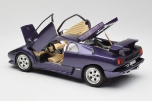 Lamborghini Diablo Lila Maisto 1:18 3028 Fém – 5. kép a 8-ből
