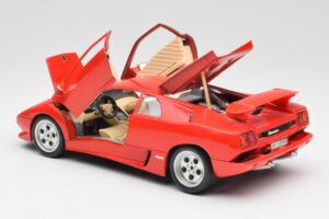 Lamborghini Diablo Piros Bburago 1:18 3028-M1 Fém – 5. kép a 8-ből